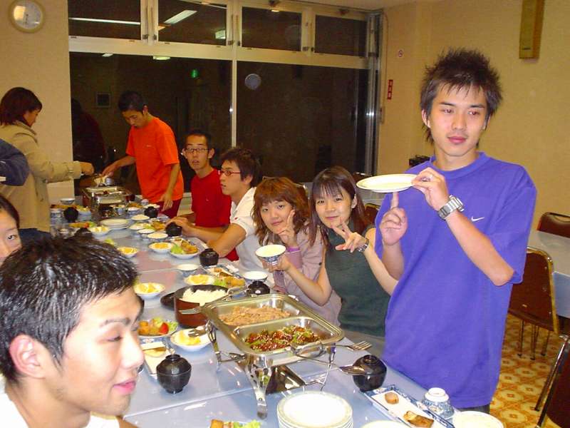 夏合宿―夕食（2003）