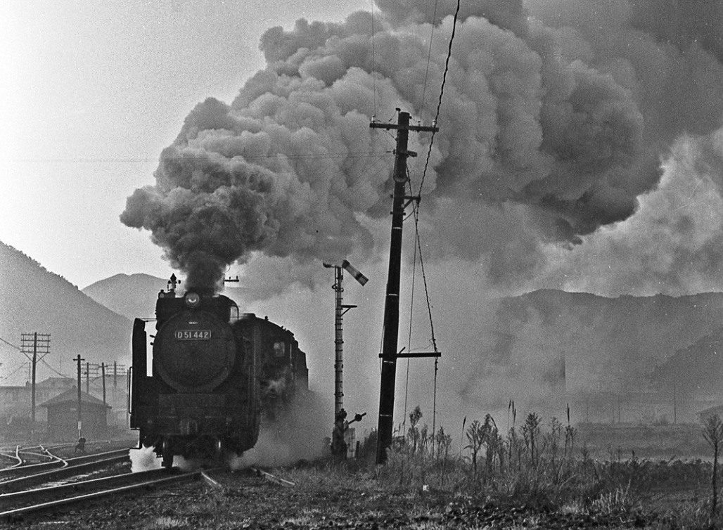 山陰本線（黒井村・1973）
