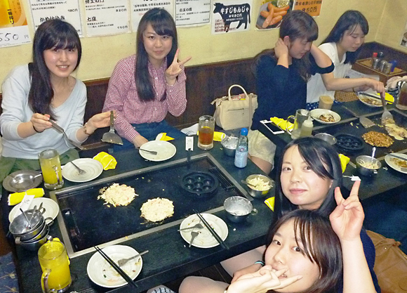  もんじゃ焼き（門前仲町・2015）